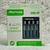 4-SLOTS SMART CHARGER USB DC 5V 2A VERDE